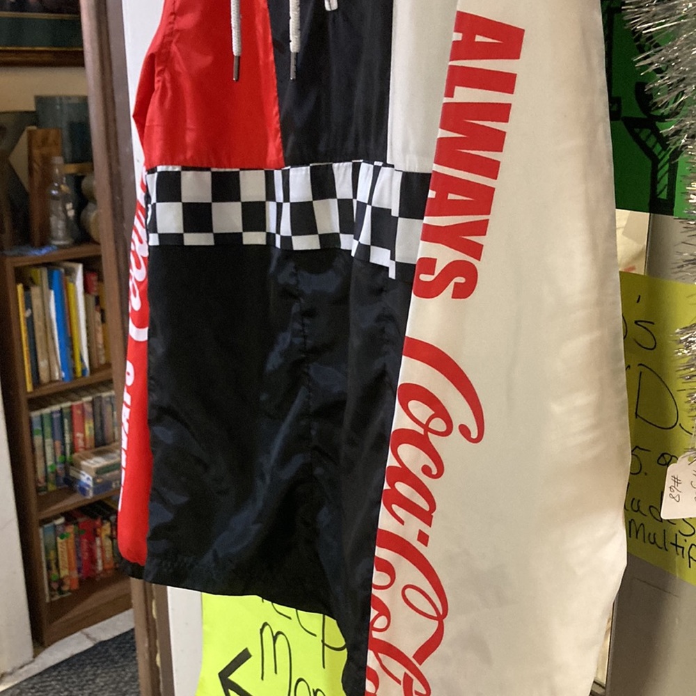 Coca Cola Windbreaker Size Sm In Euc - image 3